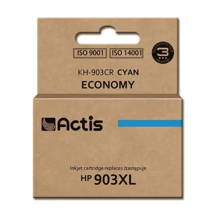 Actis KH-903CR tindikassett (asendab HP 903XL T6M03AE; 12ml; sinine) - Uus kiip