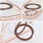 Case for iPhone 15 Frame Circle Stand compatible with MagSafe gold — Foto 5