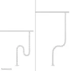 Neomounts ADS06-132WH Cable Guide — Photo 6