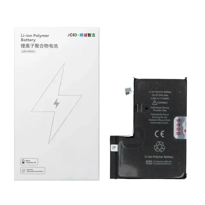 JCID Akumulators iPhone 12 Pro Max 4450 mAh (augstas ietilpības)