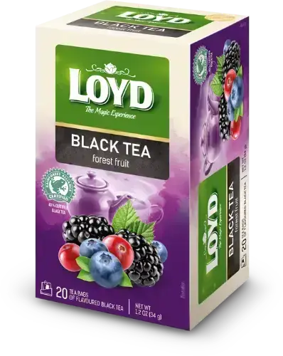 LOYD Black tea with forest fruit flavor, 20x1.7 g
