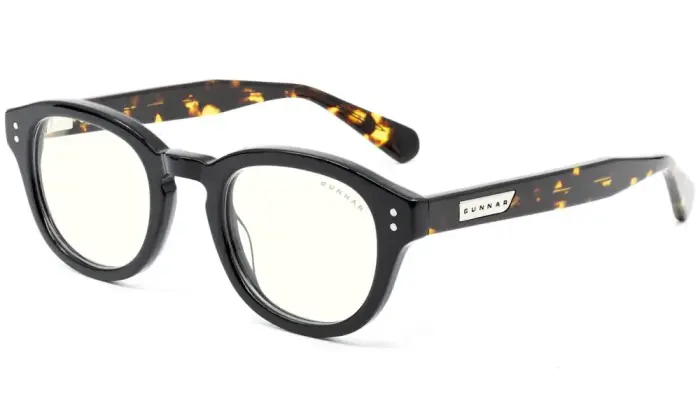 GUNNAR biroja/spēļu brilles  EMERY ONYX/JASPER caurspīdīgas lēcas BLF 35 GUNNAR focus