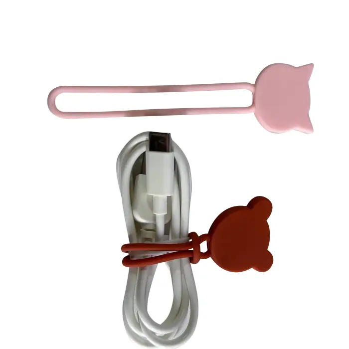 Silicone Cable Organizer – Brown