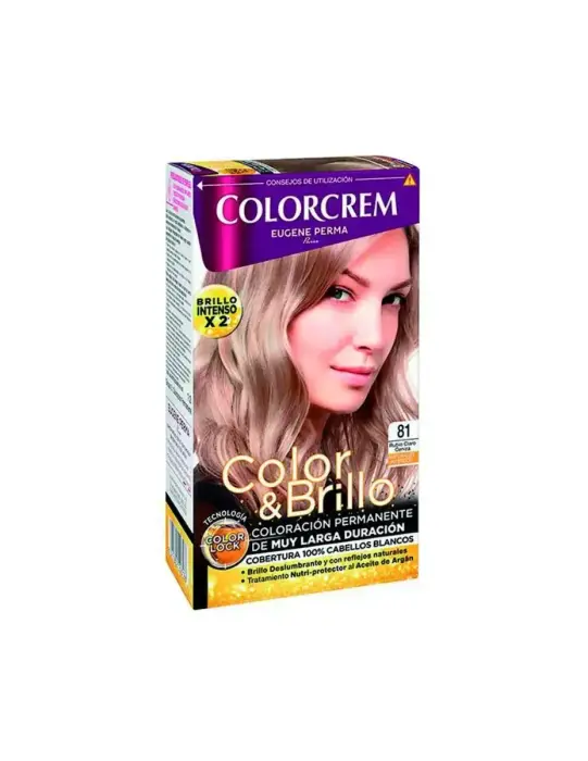Eugene Perma Plaukų dažai Colorcrem 81 Šviesiai pelenų blondinė