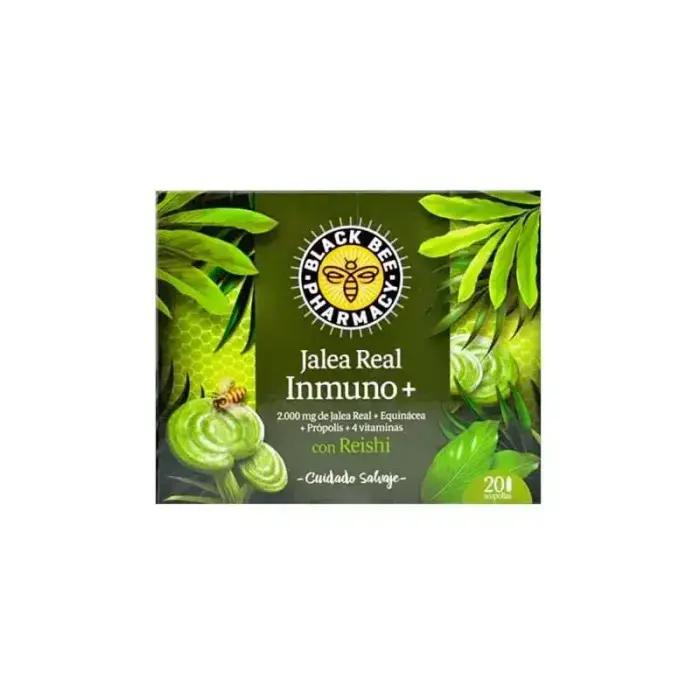 Black Bee Jalea Real Inmuno 20 Ampoules