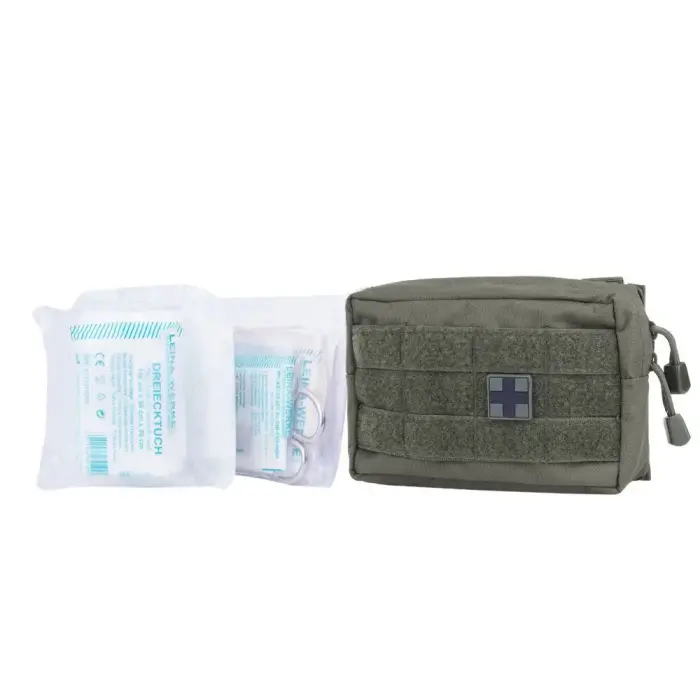 Mil-Tec – Small MOLLE 25-piece First Aid Set – OD Green