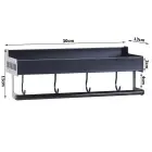 Kitchen wall-hung shelf organiser — Photo 10