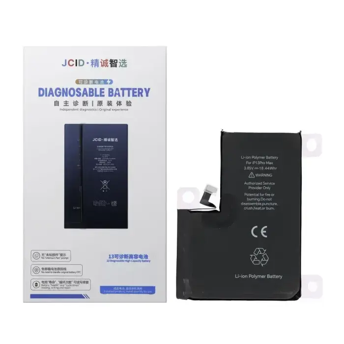 JCID diagnosticējams akumulators iPhone 13 Pro Max 4790 mAh (liela ietilpība)