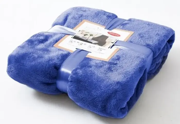 Microfiber Throw Blanket 150x200 cm Cornflower Blue Matex