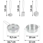 Przybory kuchenne do zabawy 5 szt Фото num