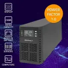 Qoltec On-line UPS | 2kVA | 2000W | LCD | USB — Foto 3