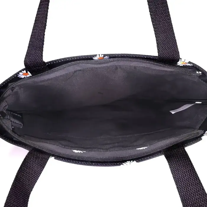 Shopping bag Wonder pattern 3 black Фото num