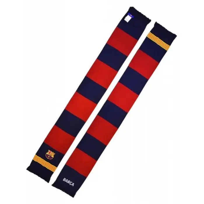 FC Barcelona fan scarf double-sided double vertical scarf 5004BUD22 - Kolor: wielokolorowy