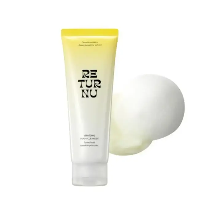 Returnu, Vitatone, Осветляющая очищающая пенка, 120 ml