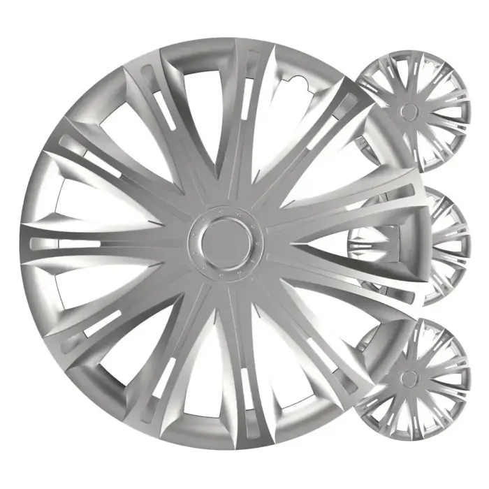 Car hubcaps 4pcs set Spark silver 16" COLOR BOX