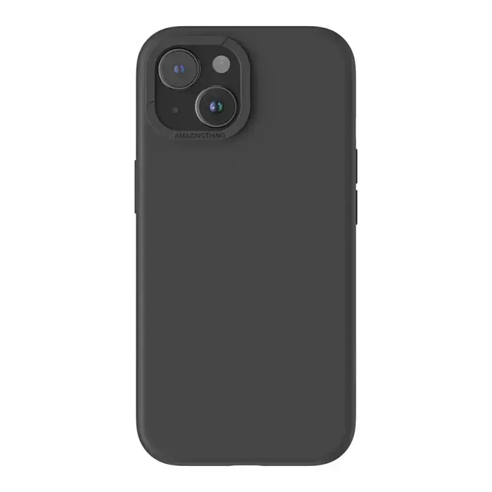 Amazing Thing Smoothie MagSafe vāks iPhone 15 Plus, melns