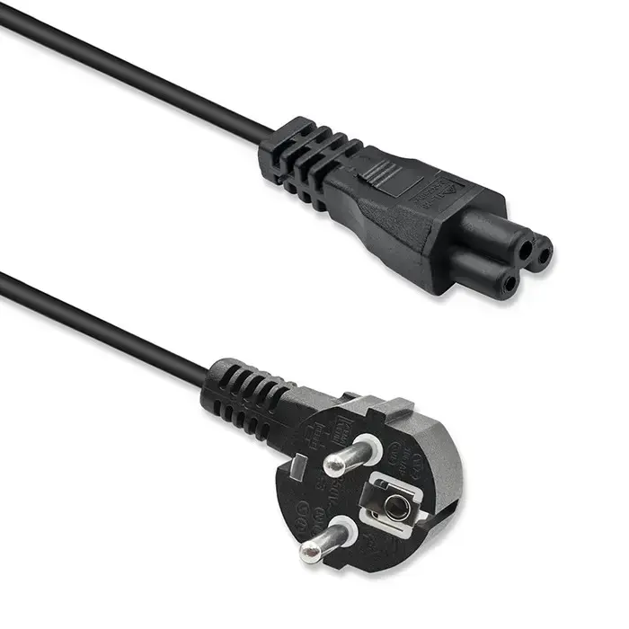 Qoltec Power cable IEC C5/SCHUKO | cloverleaf | 3x0.75mm² | 1.2m