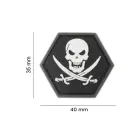 No Fear Pirate Rubber Patch — Photo 4