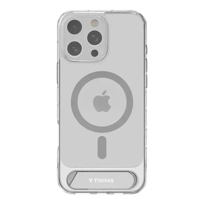 Torras Pstand seeria ümbris iPhone 16 Pro Max (Läbipaistev)