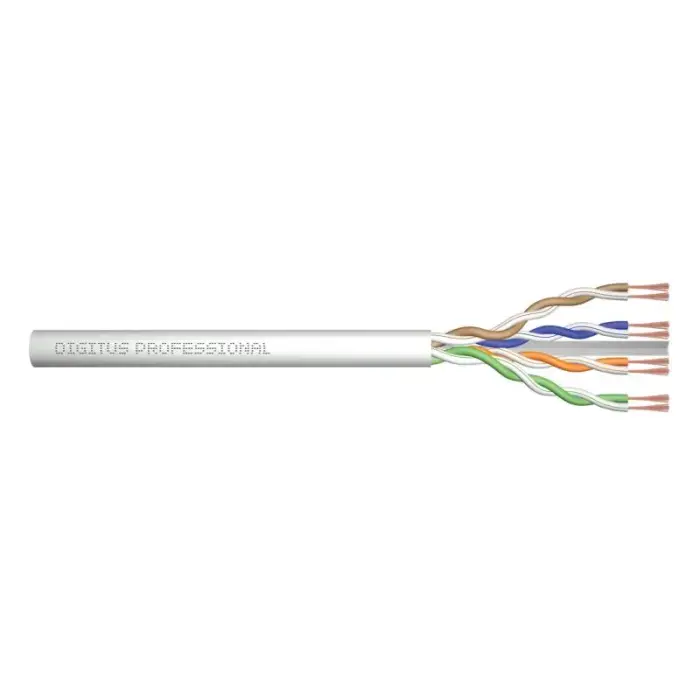 Digitus Cat.6 Stranded Cable, U/UTP, AWG 26/7, LSOH, 305m, Gray, Spool