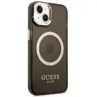 Guess Translucent MagSafe Compatible Case for iPhone 14 Plus Black — Photo 4