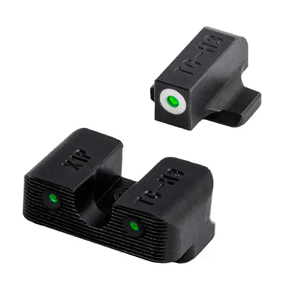 TruGlo Tritium Pro низкопрофильные прицельные приспособления для Glock – белая окантовка