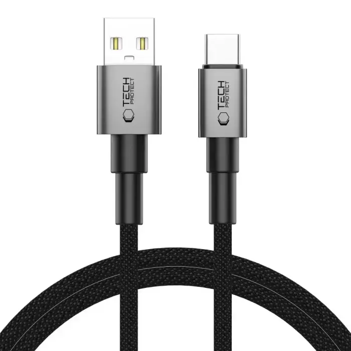 Tech-Protect Ultraboost DNA USB-A to USB-C Cable – 15W, 1m, Gray