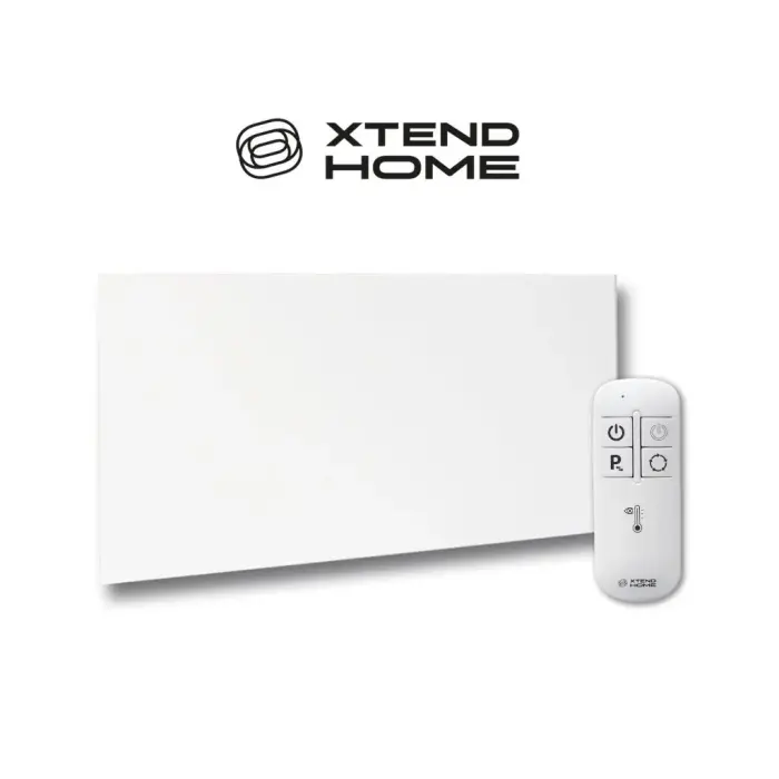 Xtend Home infrared heating panel, frameless, 580W, 230V, white, Wi-Fi, Tuya
