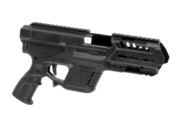 P-IX modulārā AR platforma Glock pistolēm bez plecu balsta