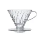 Hario Plastic Drip V60-02 - Caurspīdīgs — Foto 2