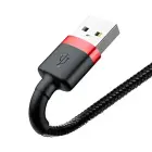 Baseus Cafule data transfer and charging cable | USB-A to Lightning | 12W | 1m | black Photo