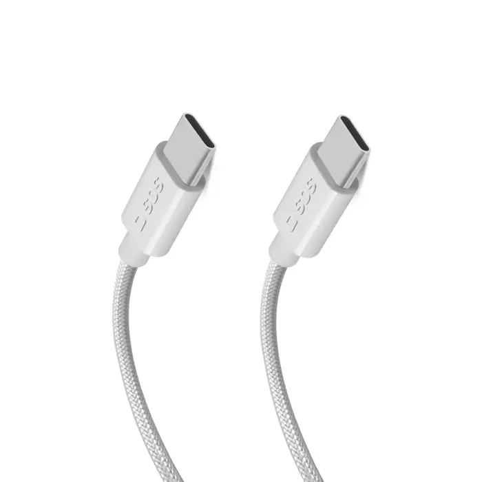 SBS TECABLETISSUETCC2G PD USB-C kabelis 60W 2m - Pelēks