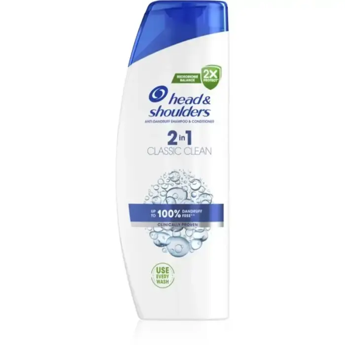Head & Shoulders Classic Clean 2in1 šampūnas ir kondicionierius nuo pleiskanų 2in1 400 ml