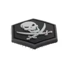 No Fear Pirate Rubber Patch — Photo 2