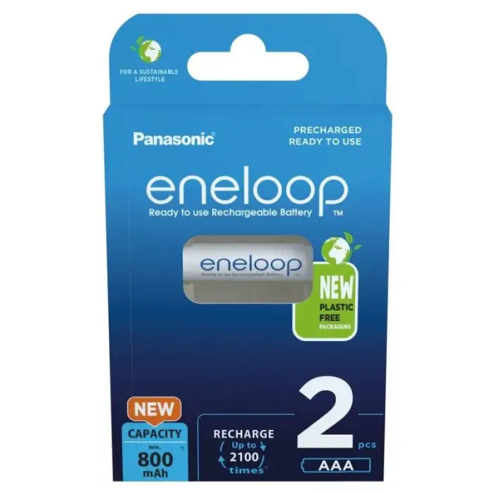 PANASONIC ENELOOP AAA 800mAh 2 tk