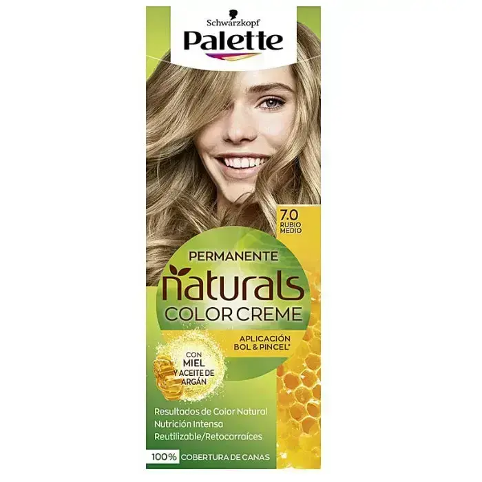 Schwarzkopf Palette Naturals Krāsojošs krēms 7.0 Vidēji blonds