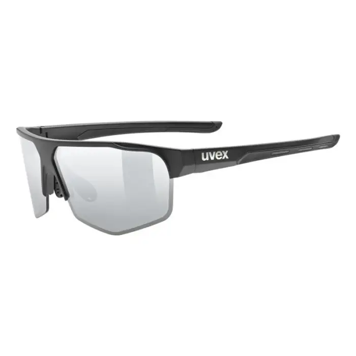 Uvex 5330812216 Unisex Half-Rim Sports Glasses Black Interchangeable Lenses