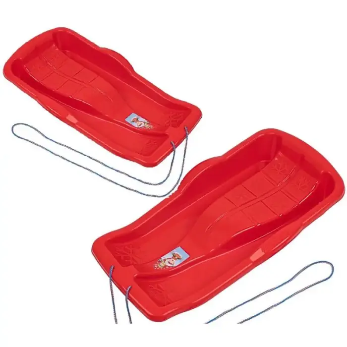 RED PLASTIC SLED 1064819