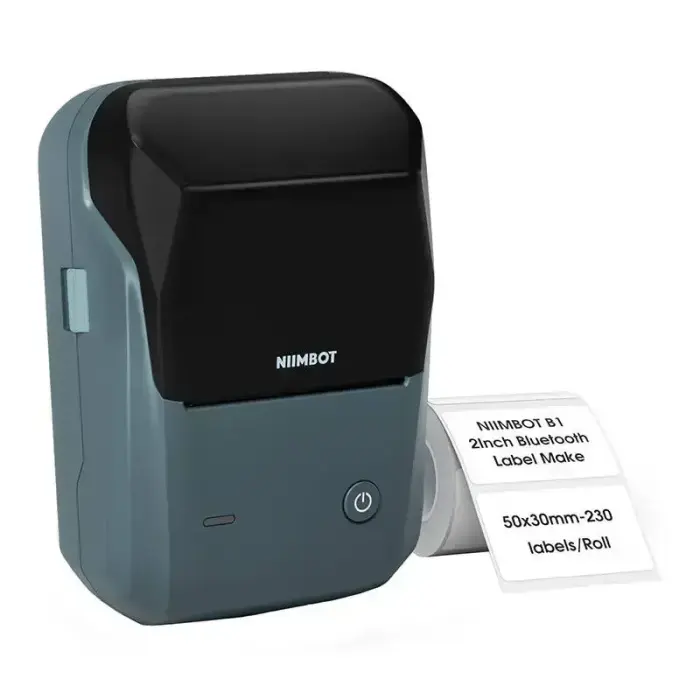 Niimbot B1 wireless label printer (LakeBlue) Фото num