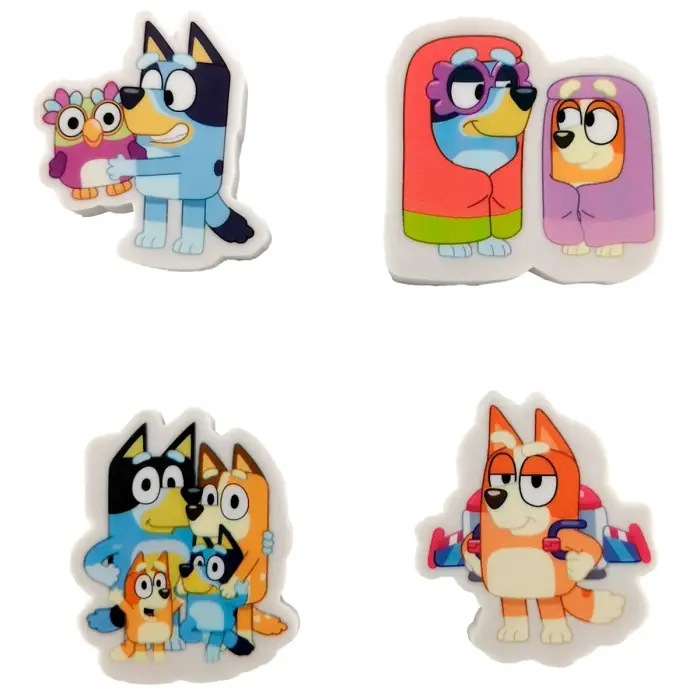 Bluey 4 kustutuskummi komplekt