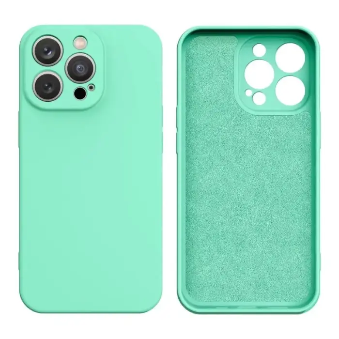 Silicone Case for iPhone 14 Plus - Mint Green