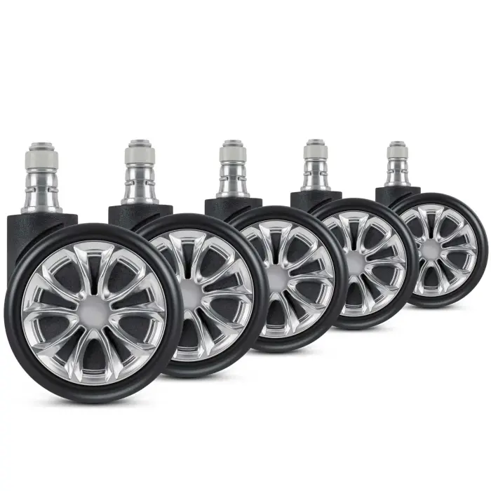 Kółka gumowane do foteli czarne Sofotel 5 szt Foto 15