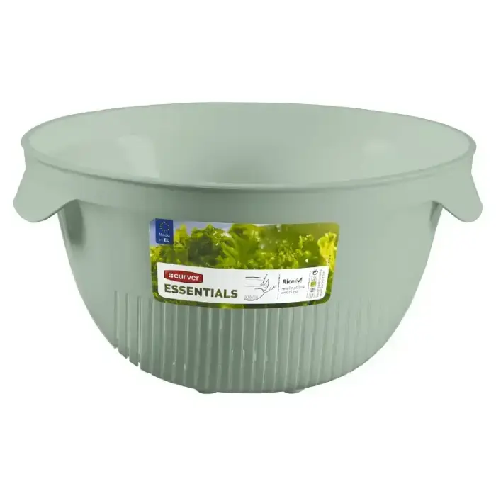 Kitchen Essentials Strainer, Green, 26x23x13.2 cm
