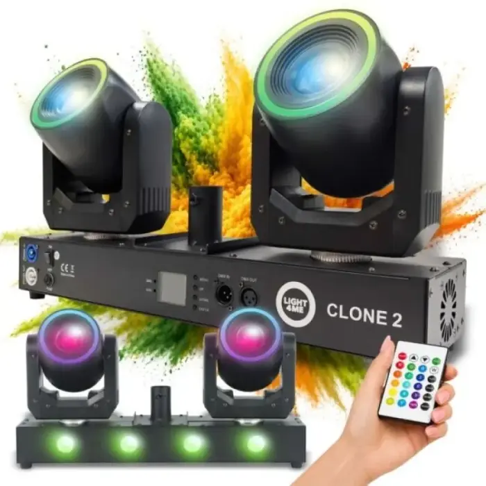 Stage lighting effect LIGHT4ME CLONE 2, 3in1