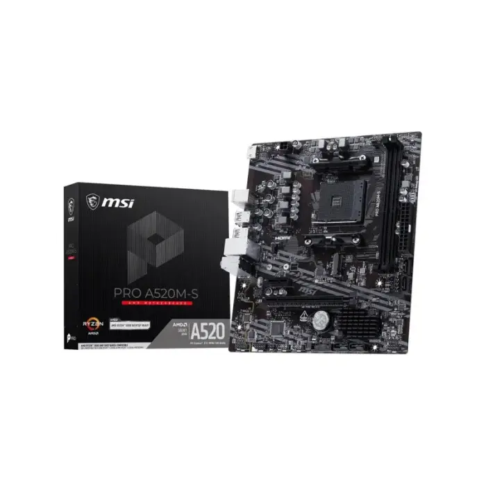 MSI A520M-S (A520, AM4, mATX, DDR4)