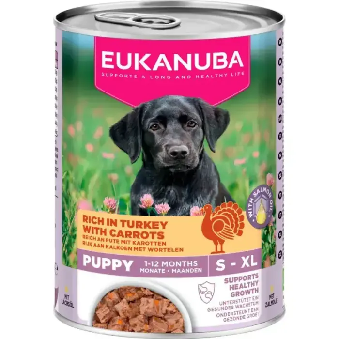 Влажный корм для щенков - Eukanuba CAN LC PUP AB TUR&CAR 400g