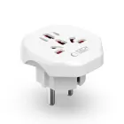 TECH-PROTECT Universālais ceļojumu adapters | Balts — Foto 3