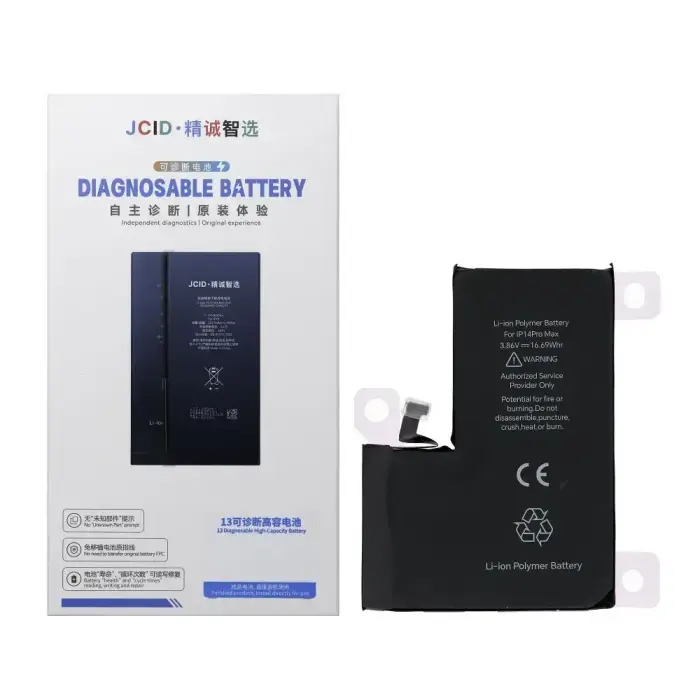 JCID diagnosticējams akumulators iPhone 14 Pro Max 4323 mAh