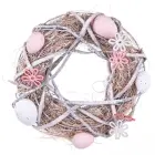 DECORATIVE WREATH GRAY DIAMETER 24CM — Photo 1