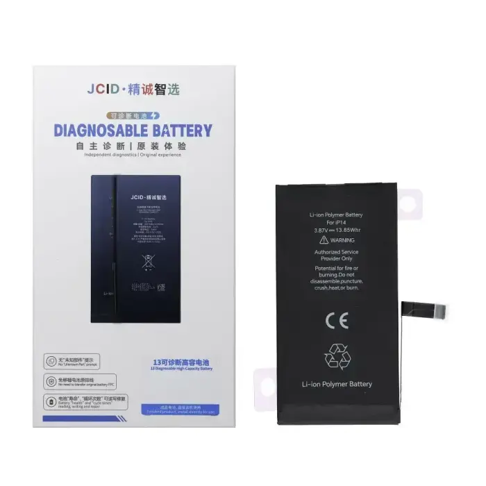 JCID diagnosticējams akumulators iPhone 14 3580 mAh (augsta ietilpība)